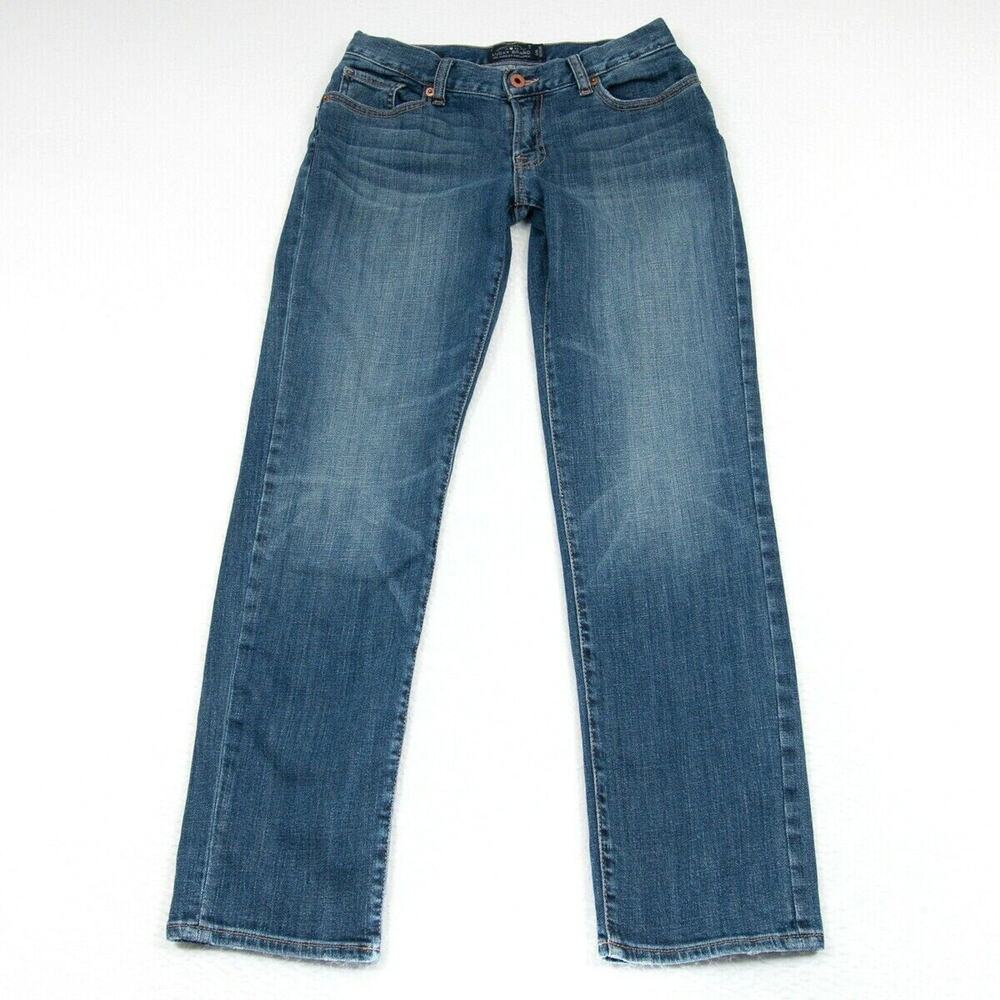 Lucky Brand Jeans Womens 2 - 27x29 Sienna Tomboy Straight Fit Med Blue Wash